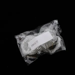 10Pcs Glitter Waist Buckles Silder Buckles for Garment Ribbon Belt Scarf