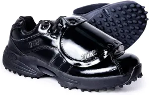 3N2 Men's Umpire Shoe Reaction Pro Plate Lo  Patent Leather-Black