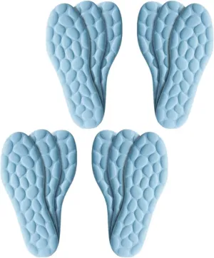 6Pairs High Elasticity Shoe Insoles for Men Women Shock Absorbing Sports Insoles Comfortable Cushion for Daily Walking Basketball Design Fit