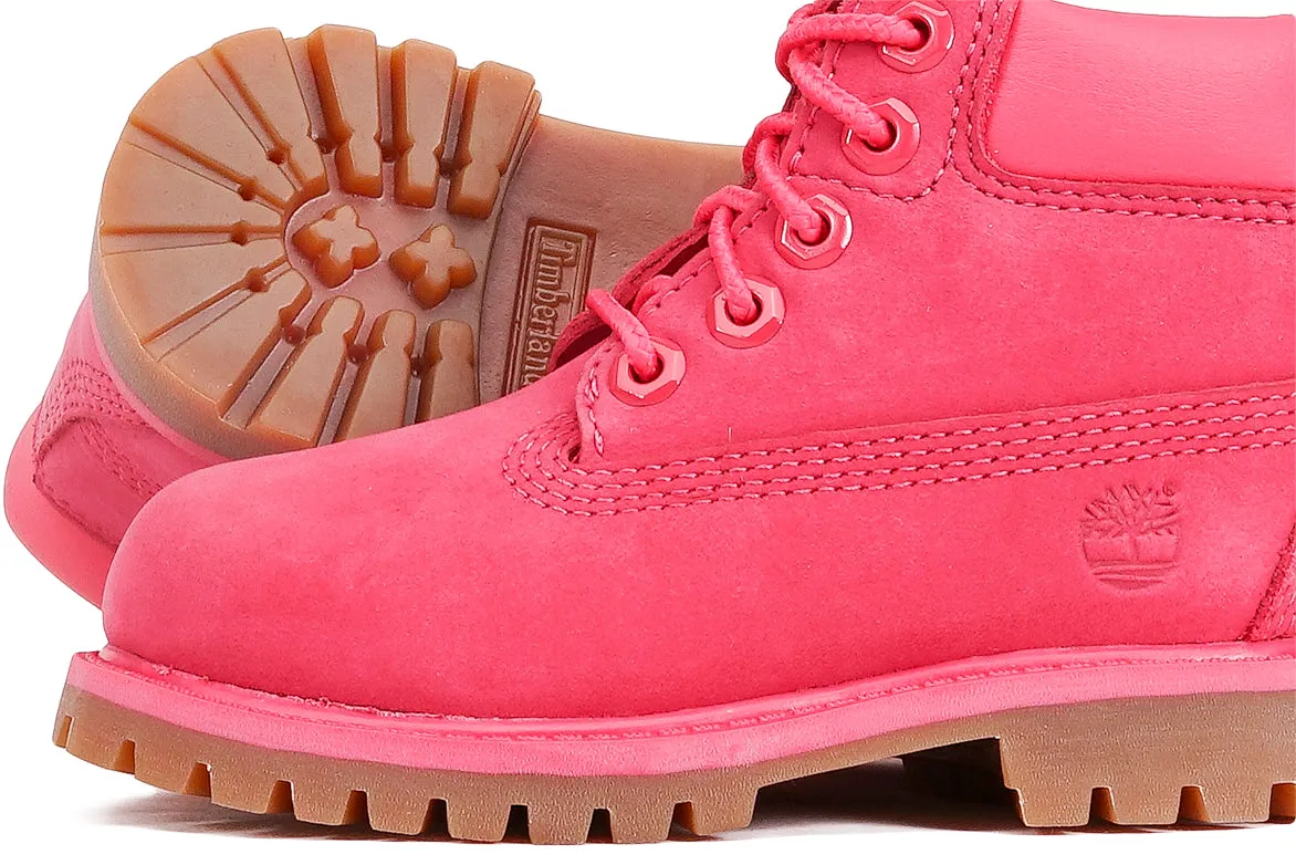 6" PREMIUM WATERPROOF BOOT (TODDLER) - PINK