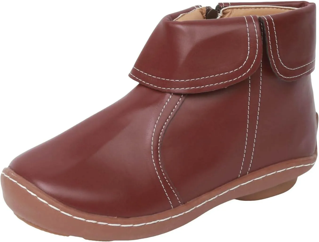 Ankle Boots for Women Fall Boots Women Round Toe Comfortable Side Zipper Flat Casual Walking Shoes Women Short Boots