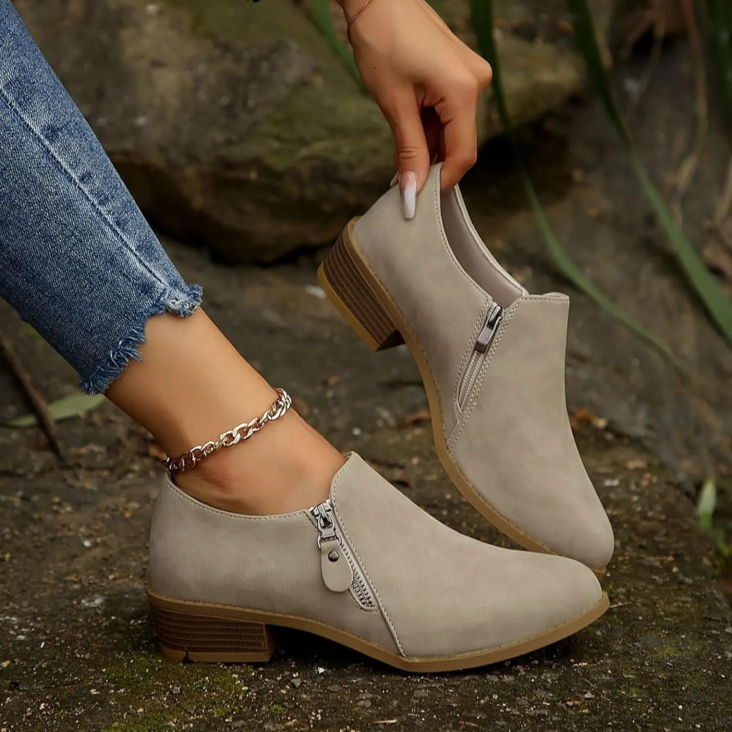 Ankle Boots for Women Tan Boots for Women Black Leather Boots for Women Leather Winter Boots Woman Black Ankle Boots for Women Chunky Heel White Cowboy Ankle Boots Men