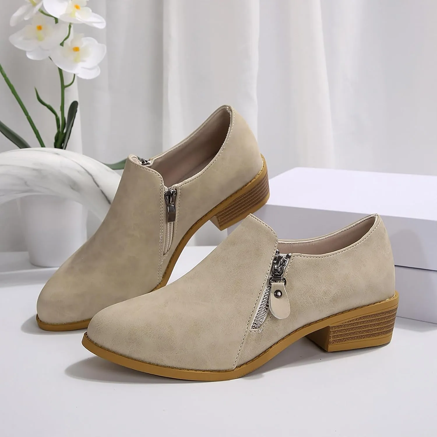 Ankle Boots for Women Tan Boots for Women Black Leather Boots for Women Leather Winter Boots Woman Black Ankle Boots for Women Chunky Heel White Cowboy Ankle Boots Men