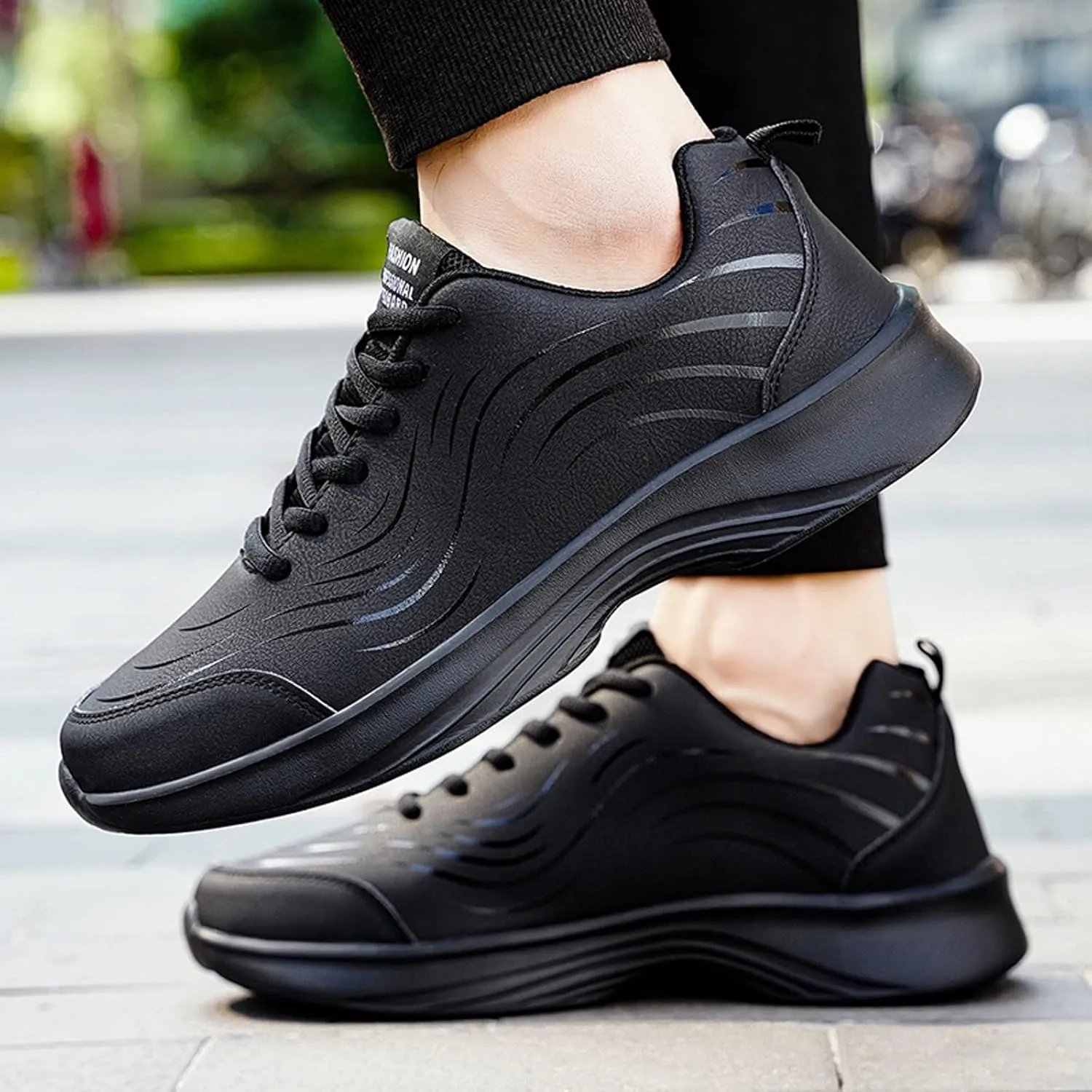 Athletic Fashion Sneakers for Men Lightweight Sport Gym Jogging Walking Sneaker Lightweight Work Shoes for Men