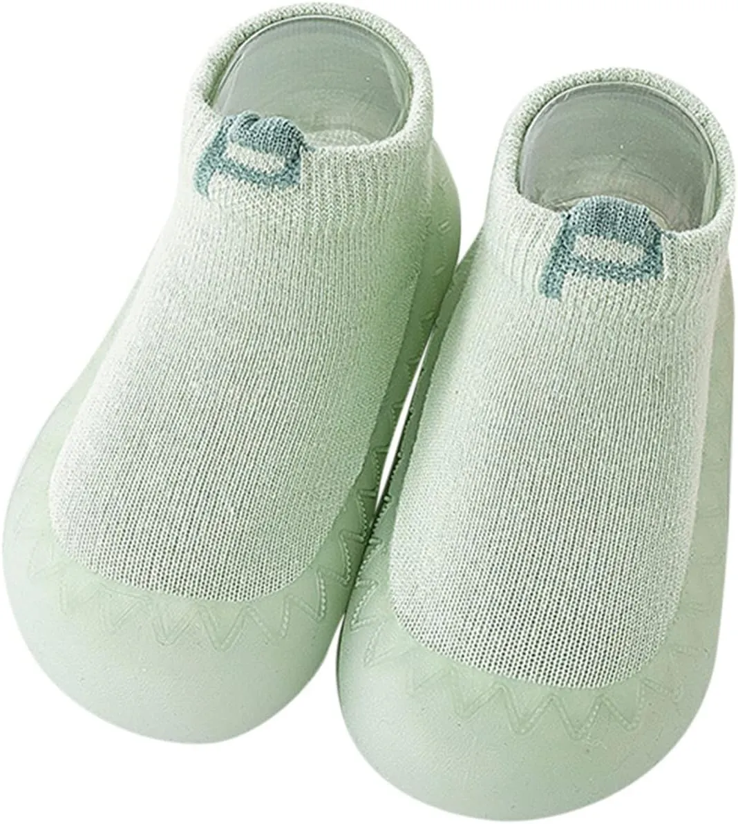 Baby Sock Shoes Infant Boys Girls Socks Shoes Toddler Fleece Warm Floor Socks Non Slip Prewalker Shoes White Shoes B