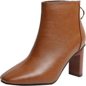 Black Ankle Boots for Women Ladies Boots Wide Calf Cowboy Boots Botas Para Mujeres Ankle Boots for Women Low Heel Dressy Dressy Ankle Booties for Women Evening