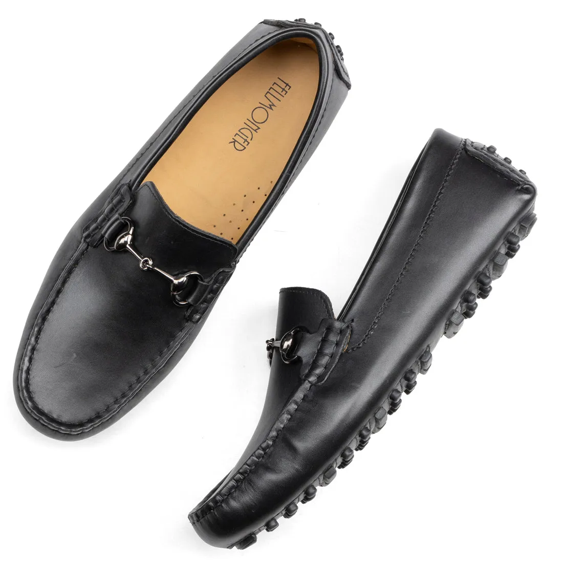 Black Classic Buckle loafers