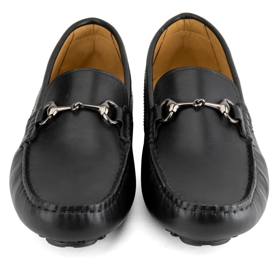 Black Classic Buckle loafers