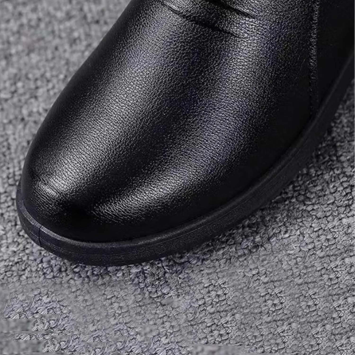 Botines De Mujer Casual Boots for Women Denim Boots Low Heel Dress Boots for Women Ankle Boots for Women with Heel Leather Women's Wide Width Flat Booties