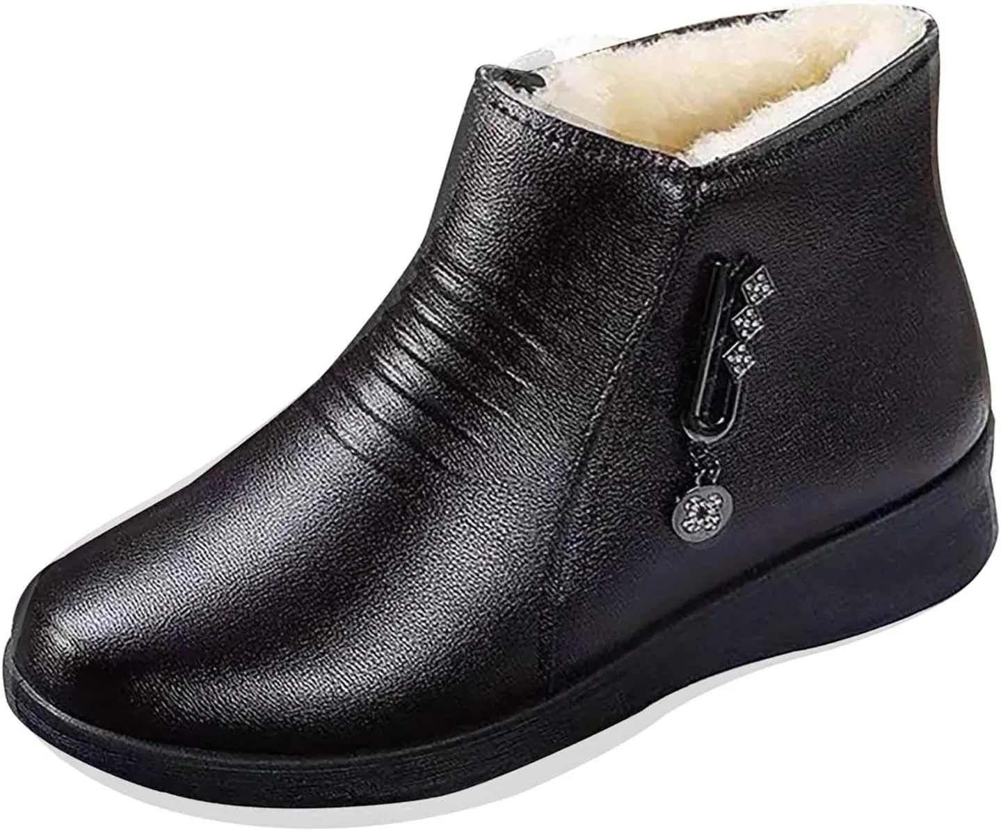 Botines De Mujer Casual Boots for Women Denim Boots Low Heel Dress Boots for Women Ankle Boots for Women with Heel Leather Women's Wide Width Flat Booties