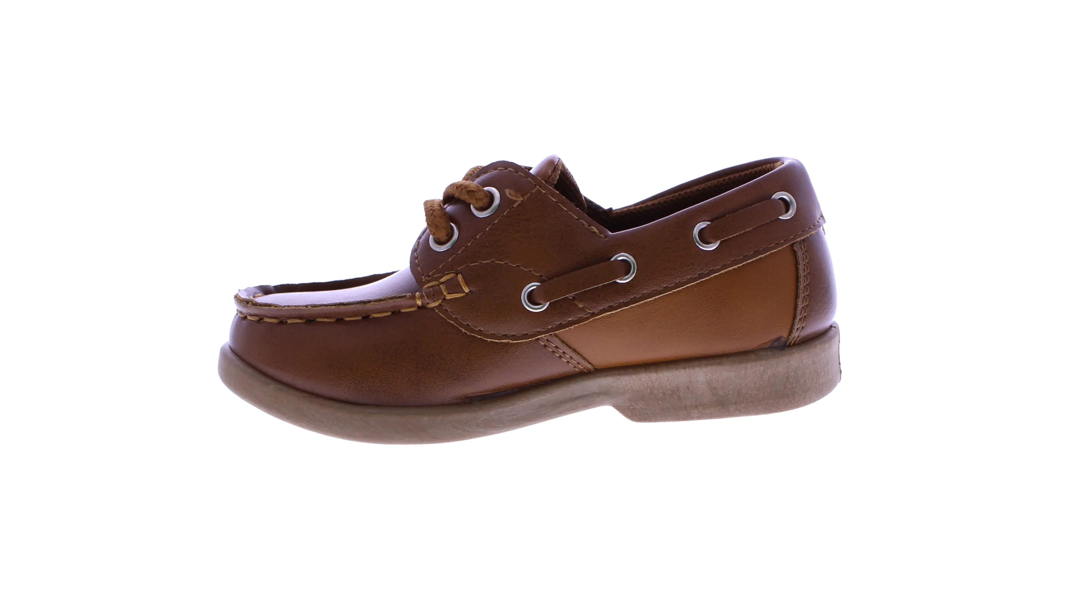 Boys Two Tone Lace Up Loafers