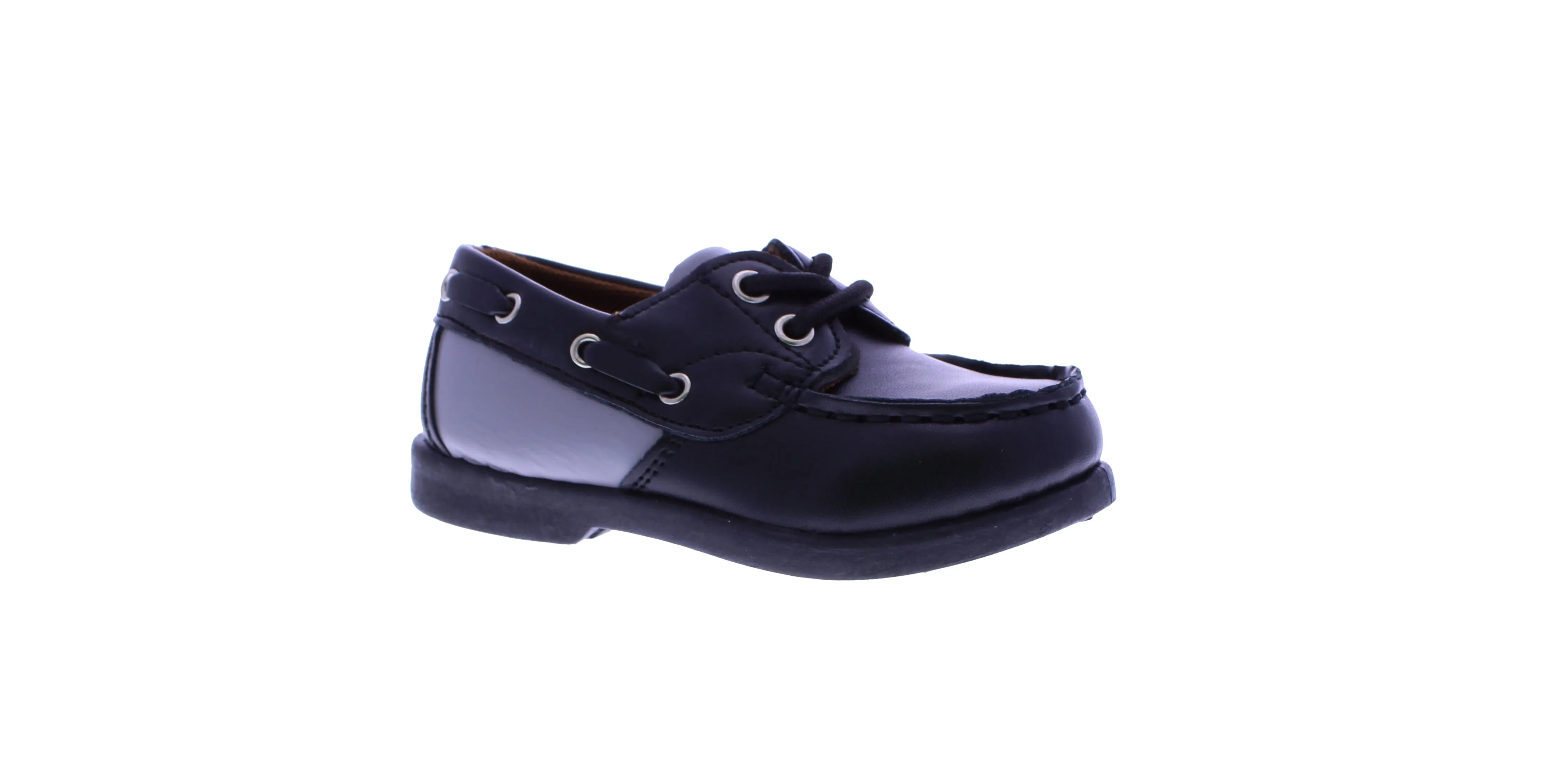 Boys Two Tone Lace Up Loafers