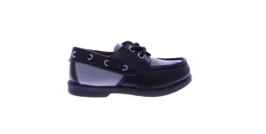 Boys Two Tone Lace Up Loafers