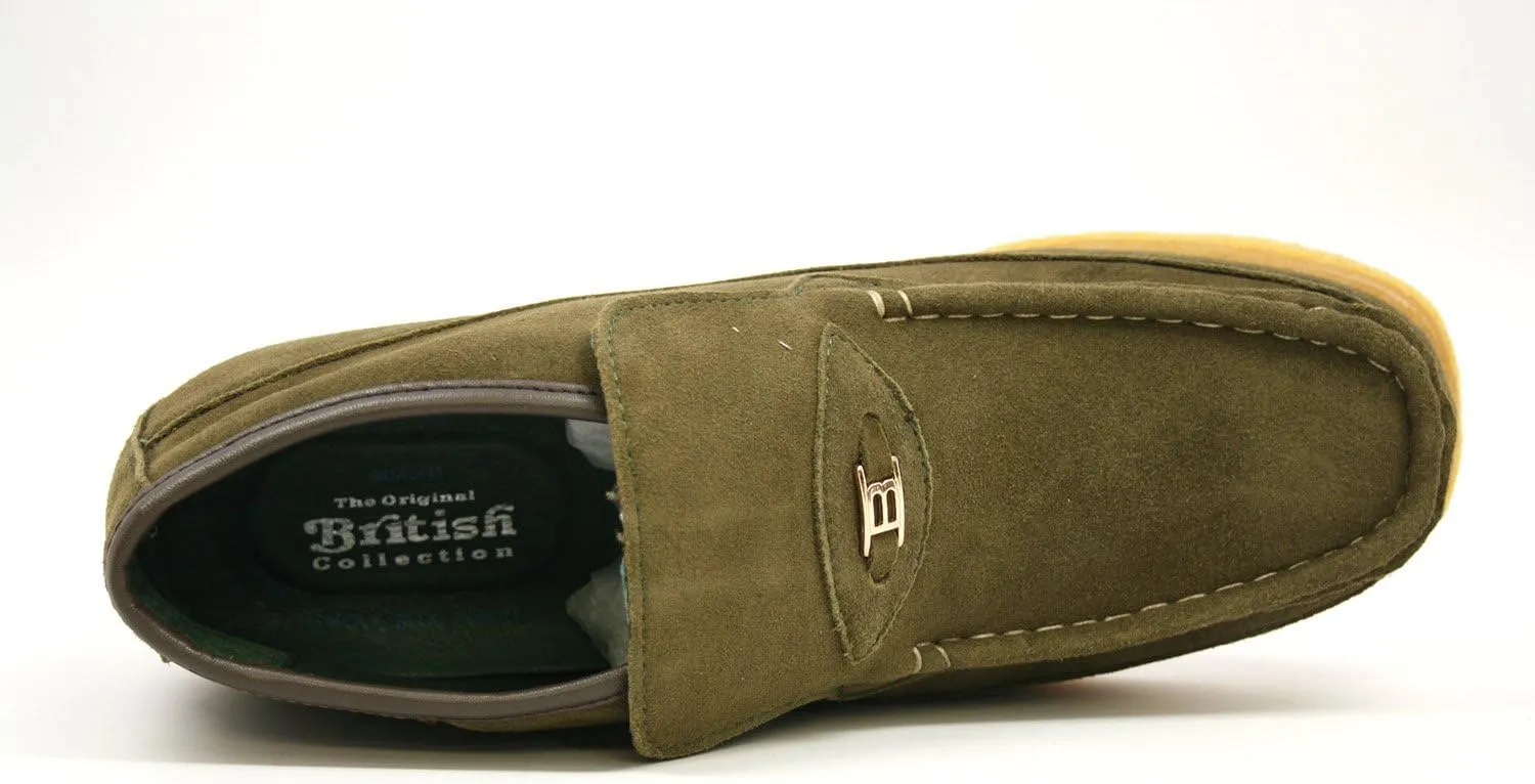 British Collection Checkers Slip On Shoes