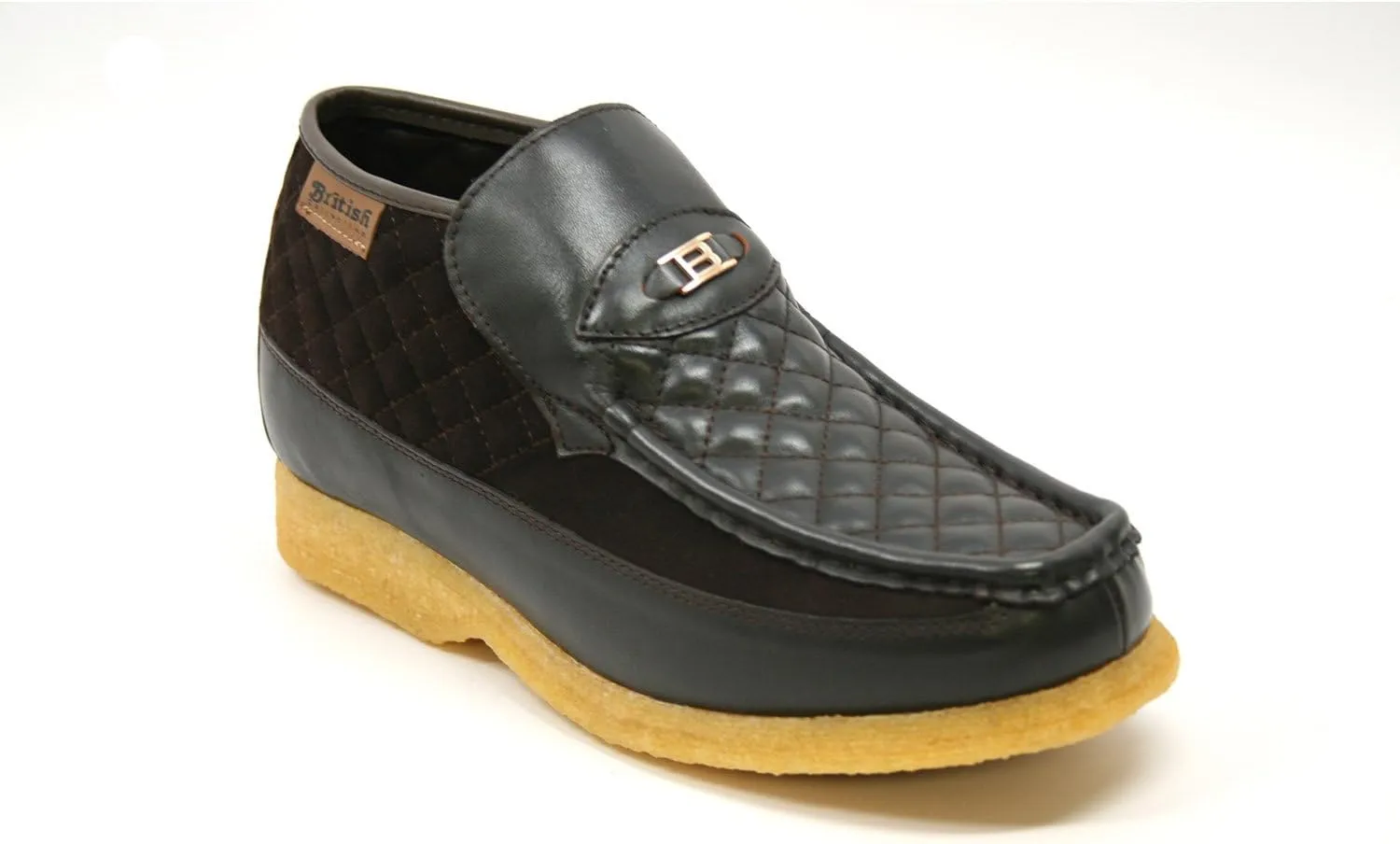 British Collection Checkers Slip On Shoes