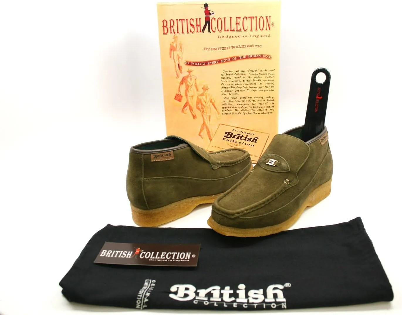 British Collection Checkers Slip On Shoes