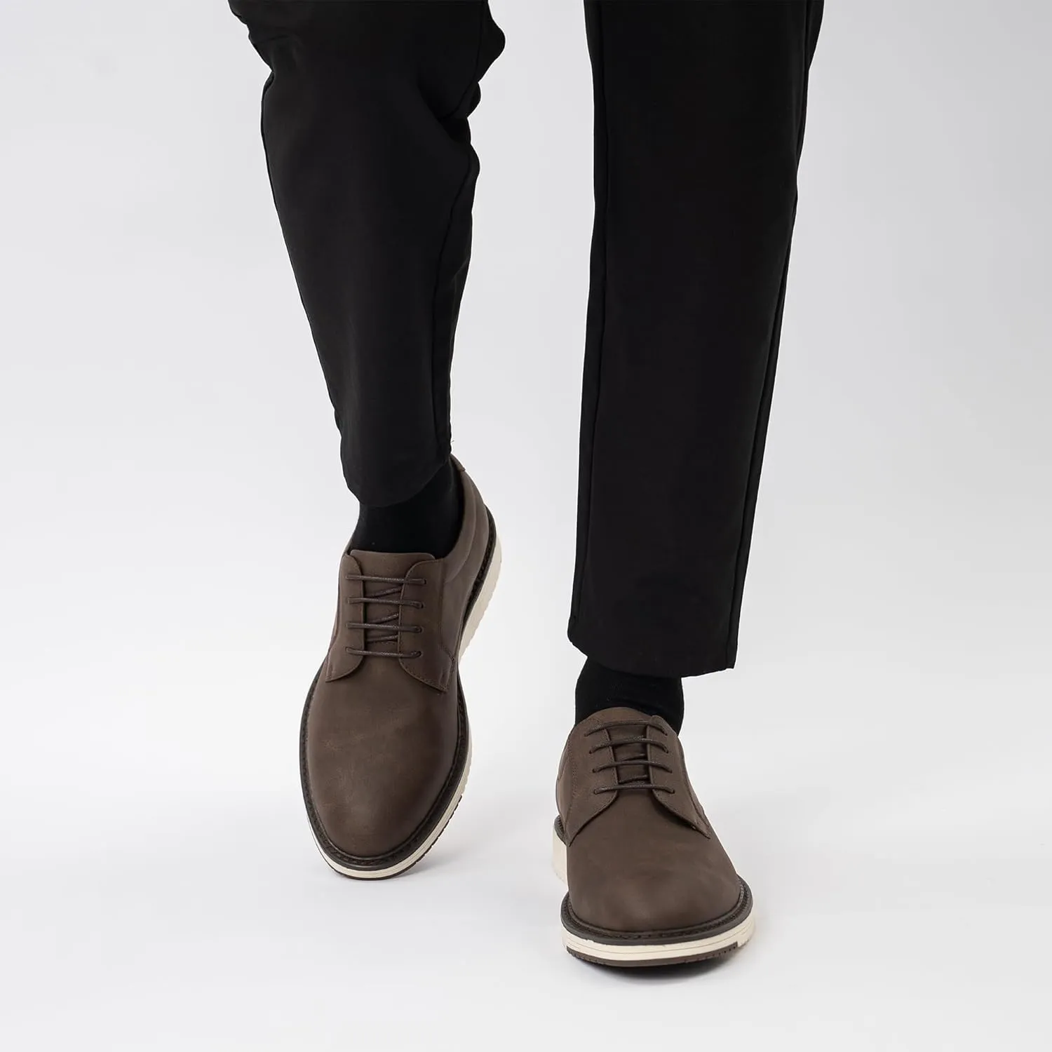 CGRRBW Mens Dress Shoes Casual Oxford Shoes Dress Sneakers Fashion Comfortable Work Business Office Shoes