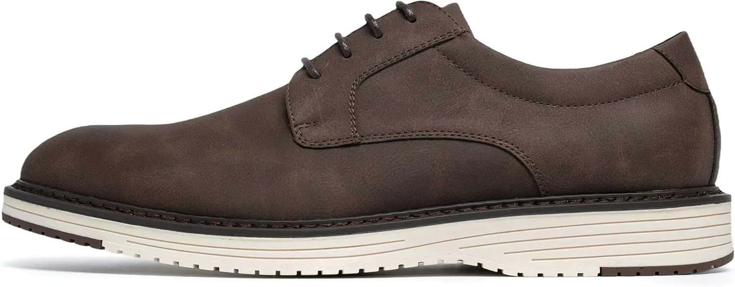 CGRRBW Mens Dress Shoes Casual Oxford Shoes Dress Sneakers Fashion Comfortable Work Business Office Shoes