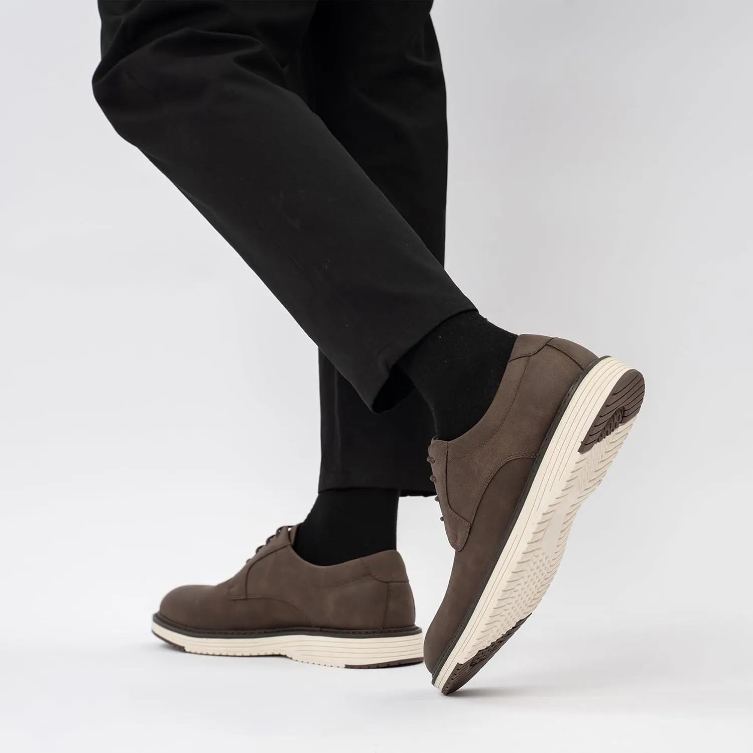 CGRRBW Mens Dress Shoes Casual Oxford Shoes Dress Sneakers Fashion Comfortable Work Business Office Shoes