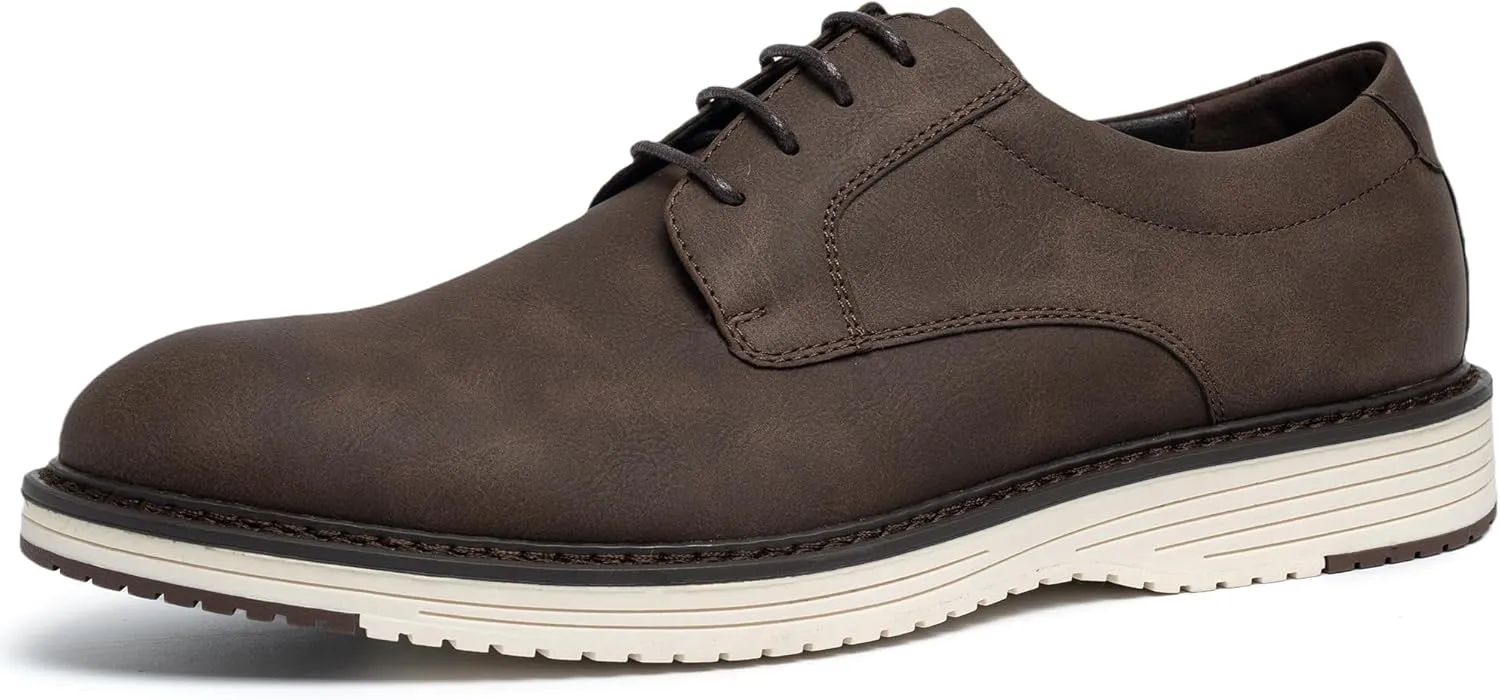 CGRRBW Mens Dress Shoes Casual Oxford Shoes Dress Sneakers Fashion Comfortable Work Business Office Shoes