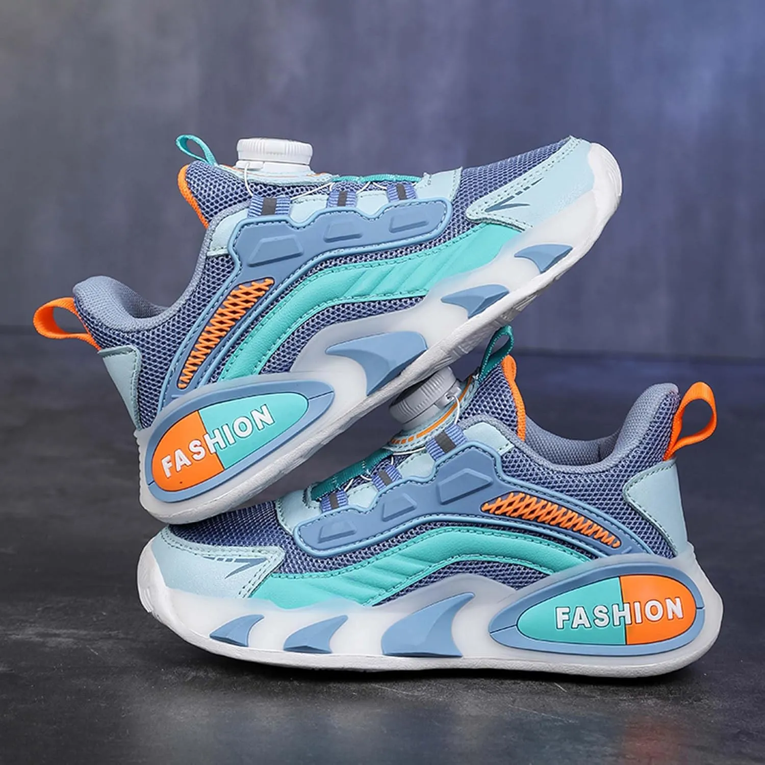 Children's Basketball Shoes Mesh Casual Sneakers Comfortable Breathable Running Shoes Outdoor Non-Slip