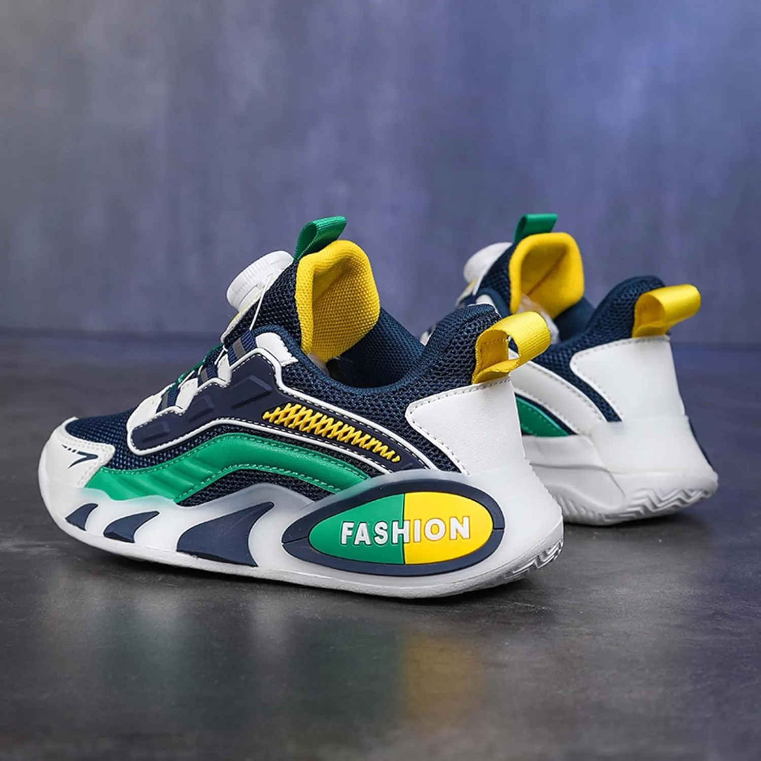 Children's Basketball Shoes Mesh Casual Sneakers Comfortable Breathable Running Shoes Outdoor Non-Slip