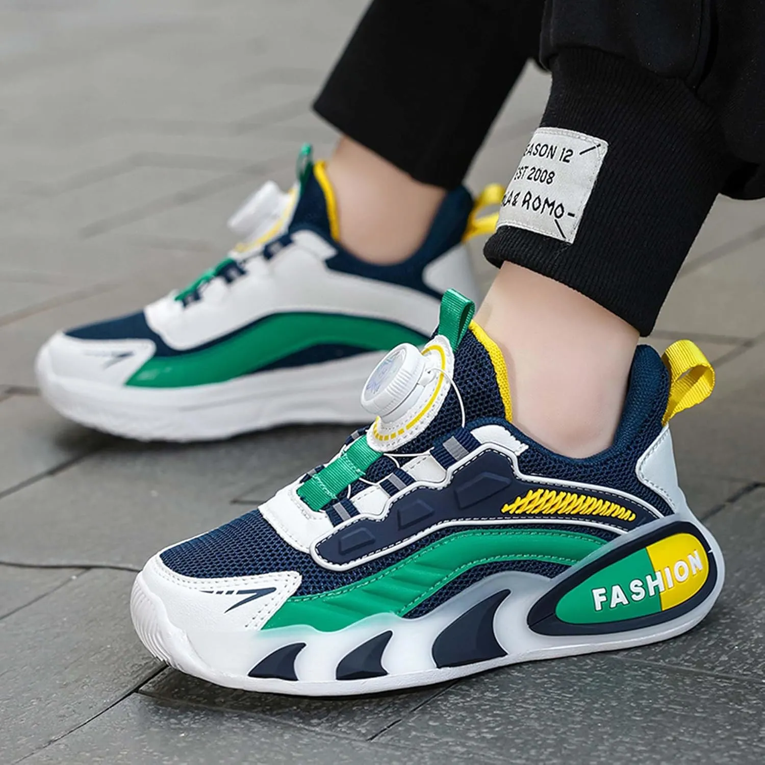 Children's Basketball Shoes Mesh Casual Sneakers Comfortable Breathable Running Shoes Outdoor Non-Slip