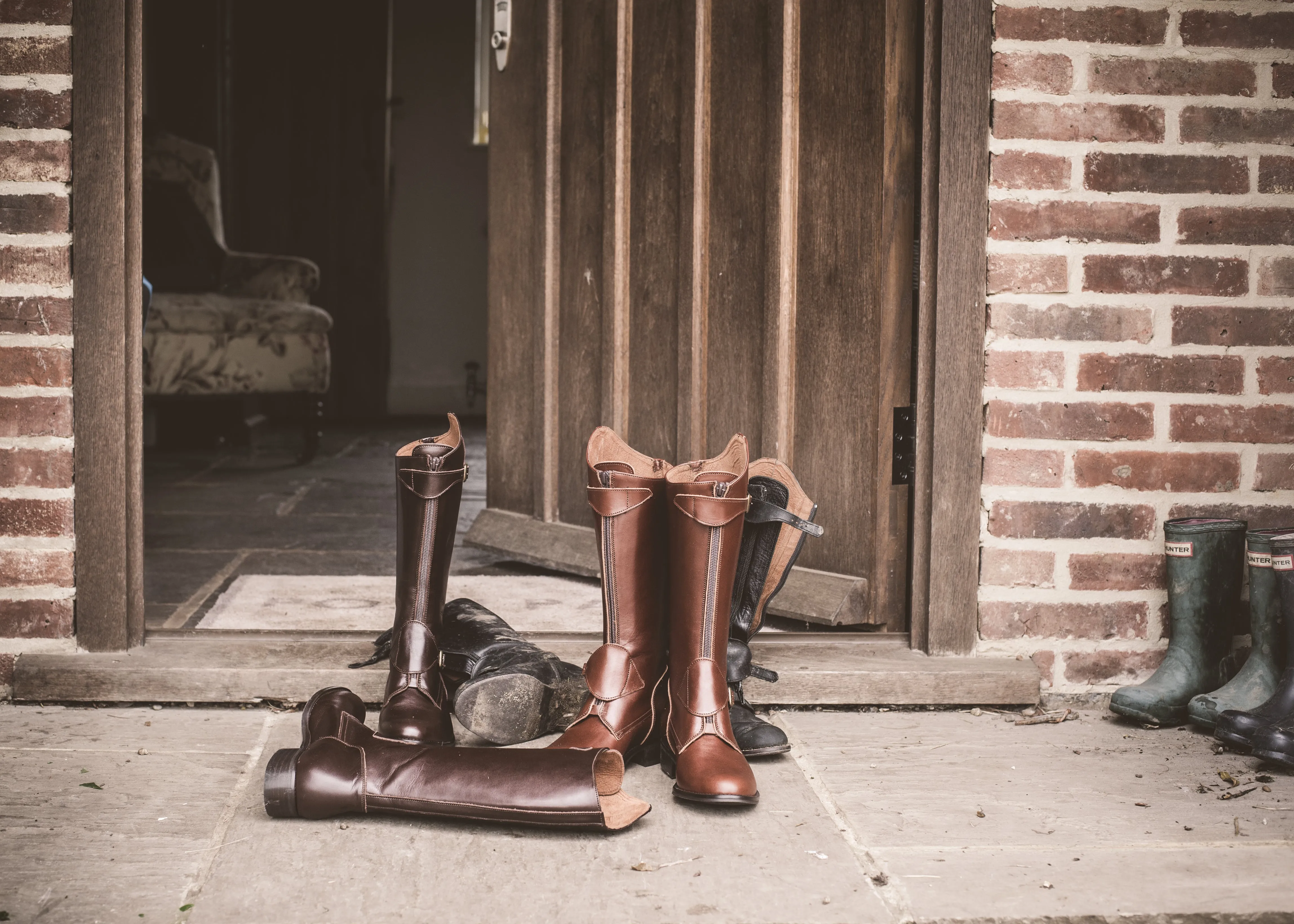 Childrens Leather Polo Riding Boots