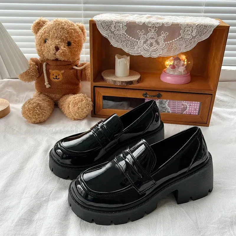Classic patent leather loafers