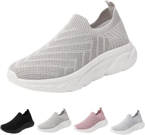 Comfortwear Shoes for Women Slip On Casual Slip-On Sneakers Arch Support Breathable Mesh Comfort Lightweight Running Shoes