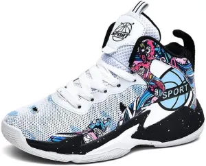 DHOVOR Womens Basketball Shoes Girls Fashion Basketball Sneakers Non Slip Basketball Trainers Sport Shoes for Womens Outdoor and Indoor