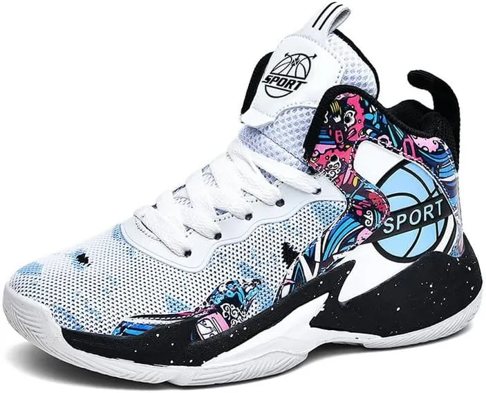 DHOVOR Womens Basketball Shoes Girls Fashion Basketball Sneakers Non Slip Basketball Trainers Sport Shoes for Womens Outdoor and Indoor