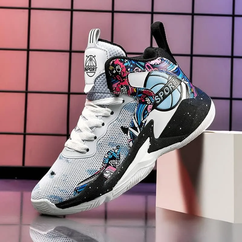 DHOVOR Womens Basketball Shoes Girls Fashion Basketball Sneakers Non Slip Basketball Trainers Sport Shoes for Womens Outdoor and Indoor