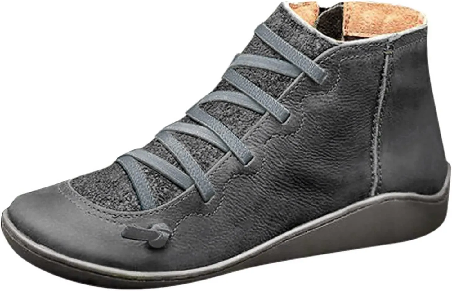 Dress Boots Women Ankle Western Boots for Women Blue Booties Dark Brown Ankle Boots for Women Women'S Leather Ankle Boots Zipper Winter Booties Wide Width White Cowboy Booties