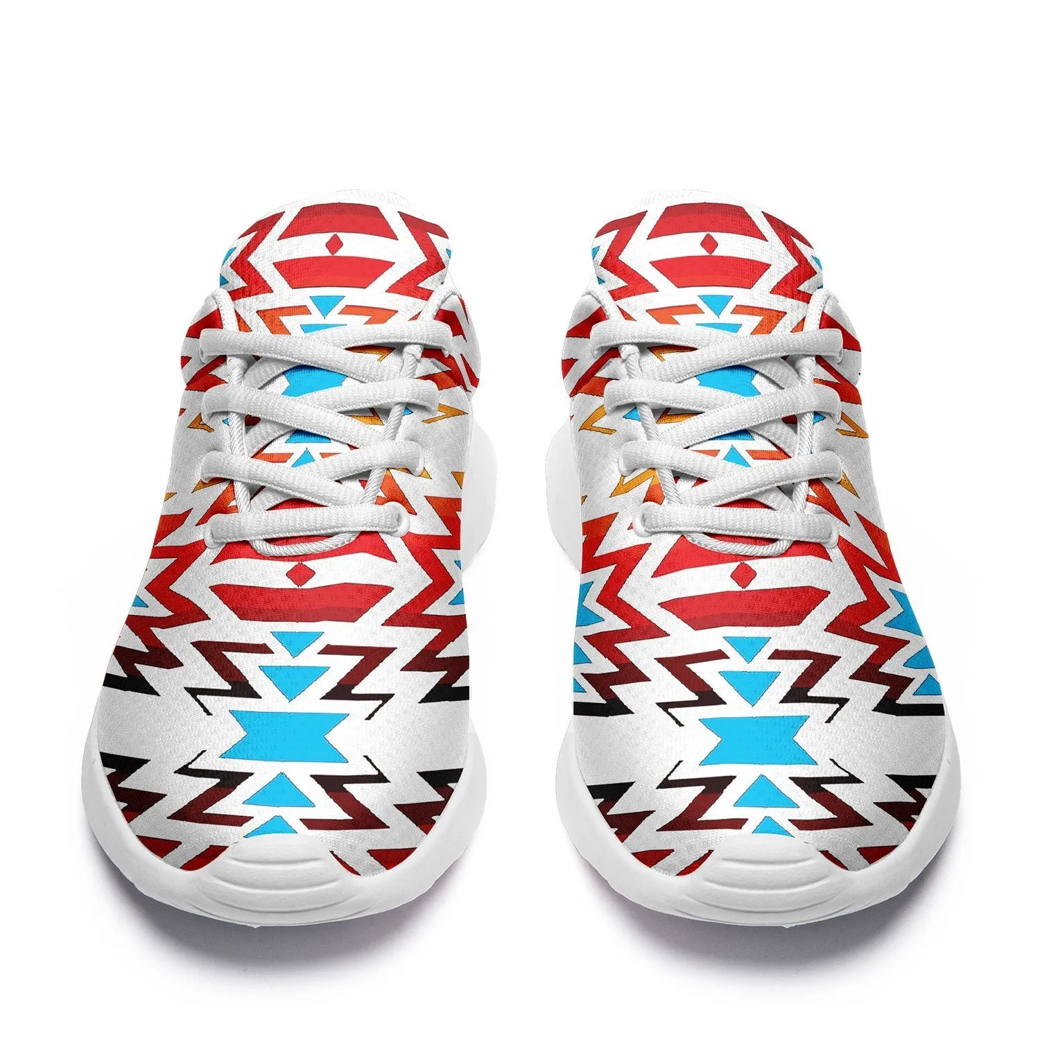 Fire Colors and Sky Ikkaayi Sport Sneakers