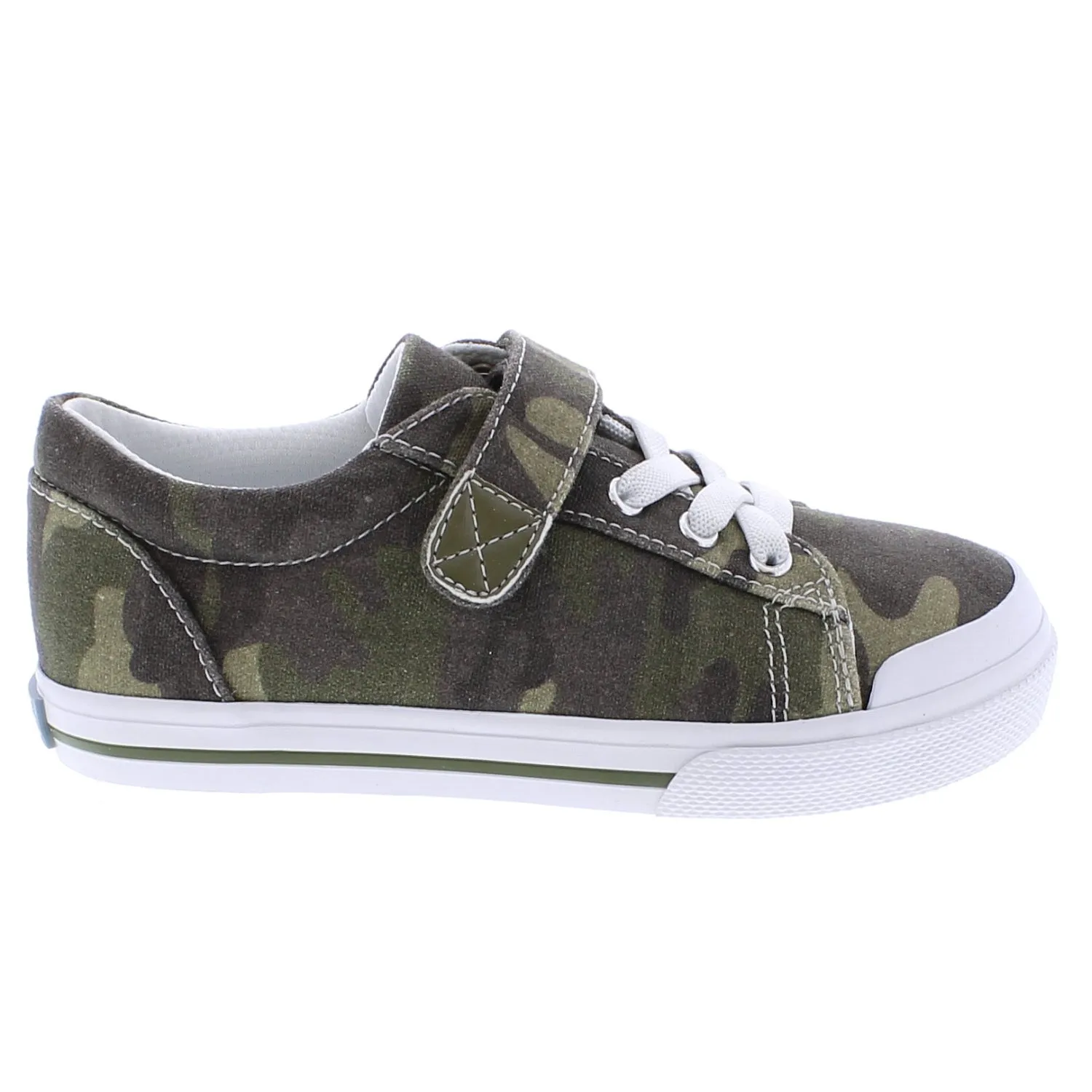 Footmates Jordan | Green Camo Kids & Toddler Sneakers