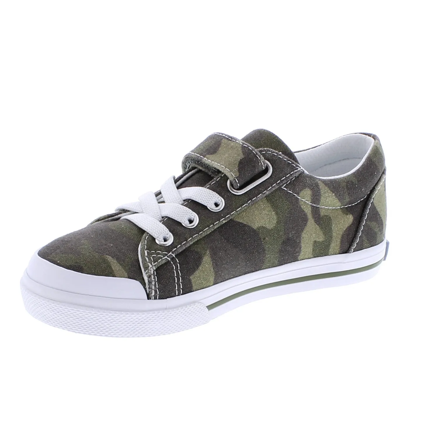 Footmates Jordan | Green Camo Kids & Toddler Sneakers