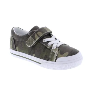 Footmates Jordan | Green Camo Kids & Toddler Sneakers