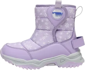 Girls Boys Snow Boots Outdoor Warm Comfortable Non Slip Mid Calf Padded Small Big Kids Winter Shoes Girls Boots Size 13