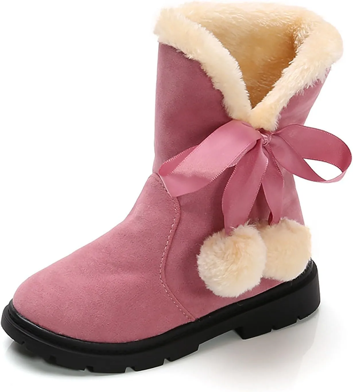 Girls Toddler Snow Boots Girls Bowkont Winter Shoes Toddler Girls Fr Lined Boots Winter Shoes Snow Boots For Girls