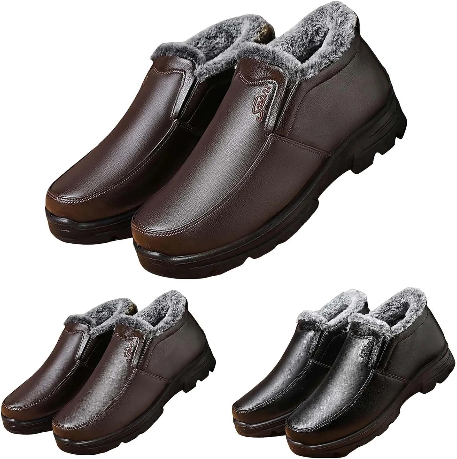 Hike Winter Footwear Barefoot Shoes Womens Mens Snow Boots Waterproof Wide Toe Box Shoes Plush Lined Ankle Booties