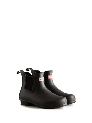 Hunter Women's Original Insulated Chelsea Boots Black WFS1003RMA