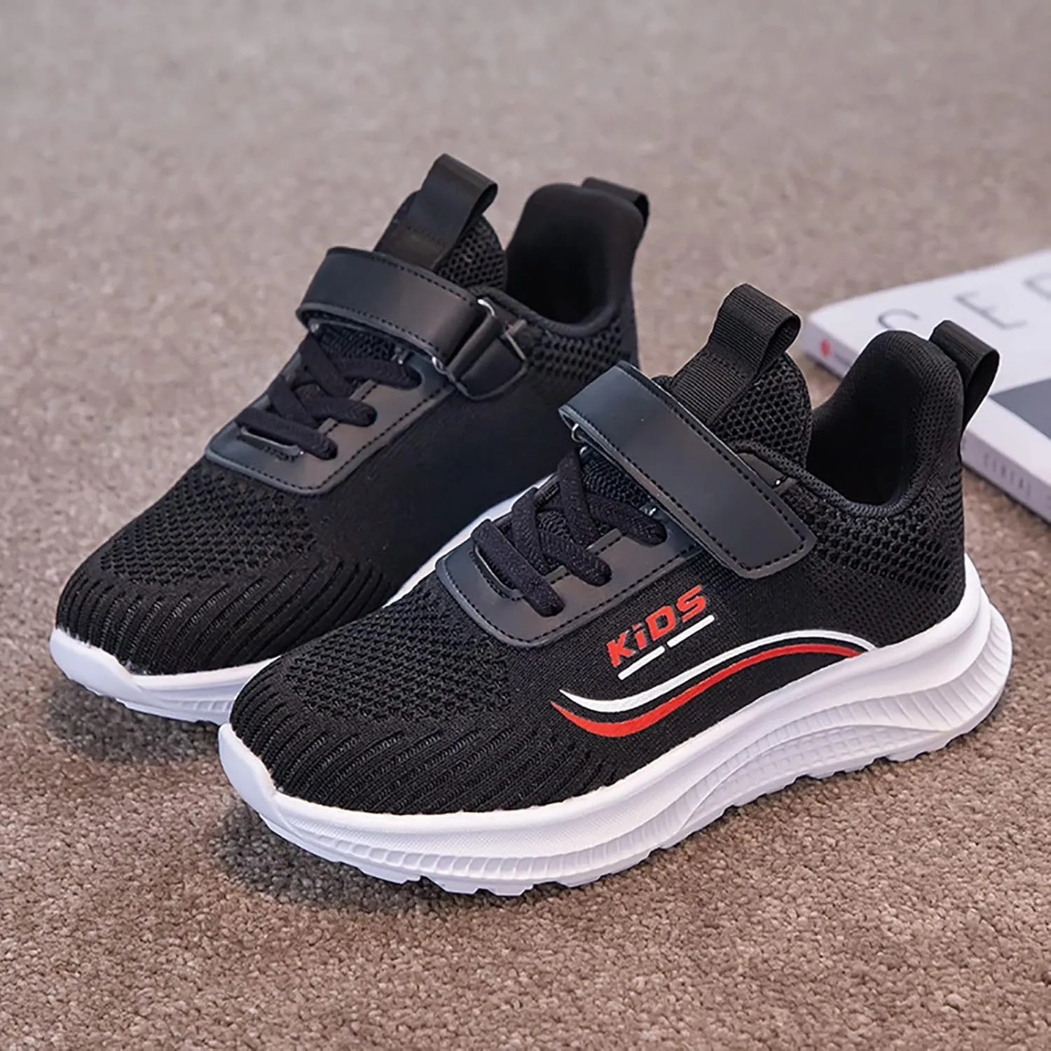 IWIHMIV Boys Shoes Breathable Boys Tennis Running Shoes Shoes Kids Lightweight Athletic Outdoor Running Shoes