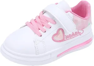 IWIHMIV Girls' Athletic Shoes Toddler Sneaker Boys Girls Tennis Shoes Kids Lightweight Sneakers Sports Running Shoes for Toddler