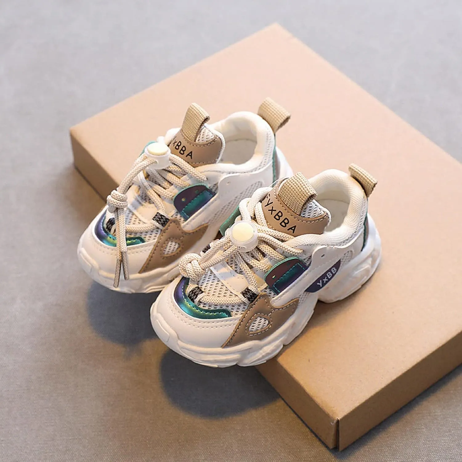 IWIHMIV Little Girls Running Shoes Kids Shoes Boys Girls Sports Running Tennis Boys Athletic Shoes