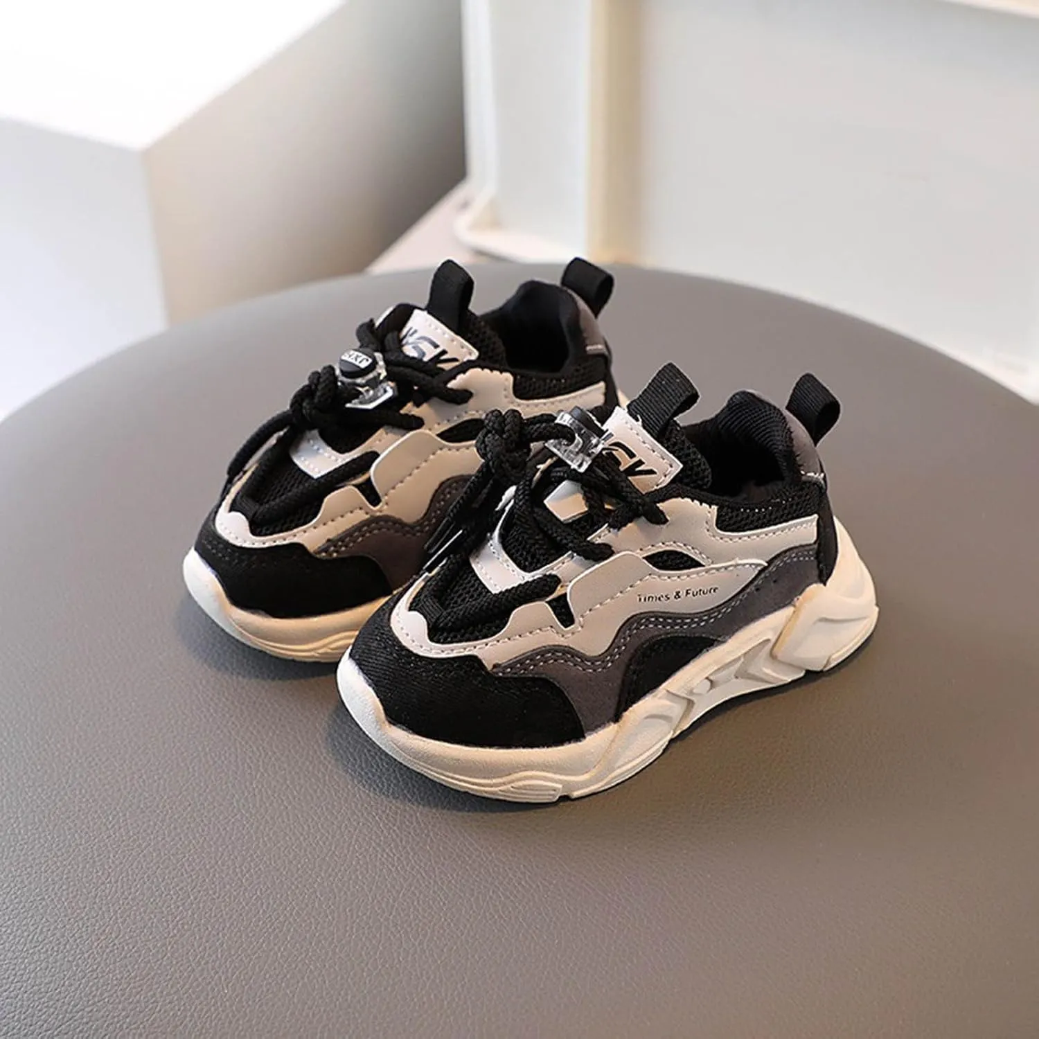 IWIHMIV Toddler Athletic Shoes Toddler Tennis Shoes Kids Running Shoes Non Slip Walking Shoes Lightweight Sneakers for Little Kid