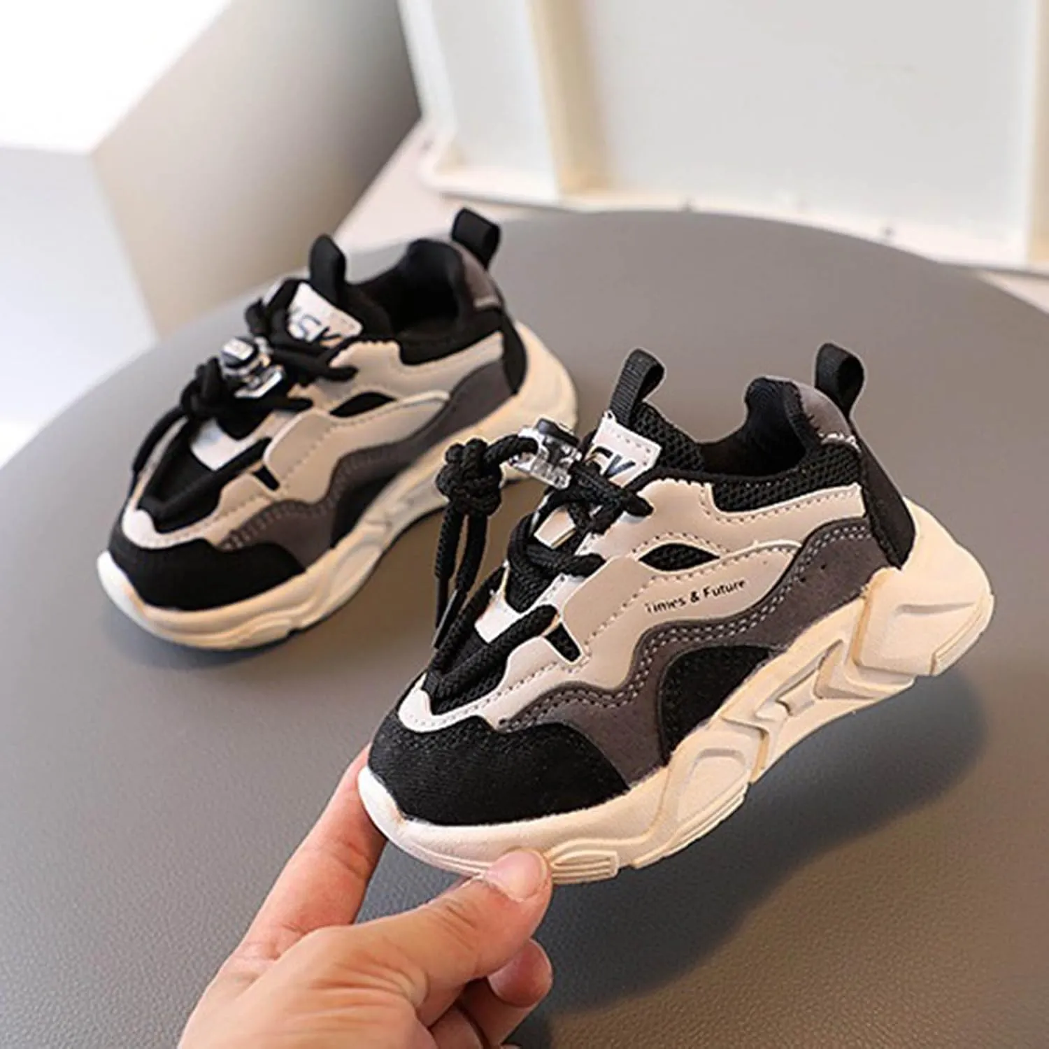IWIHMIV Toddler Athletic Shoes Toddler Tennis Shoes Kids Running Shoes Non Slip Walking Shoes Lightweight Sneakers for Little Kid