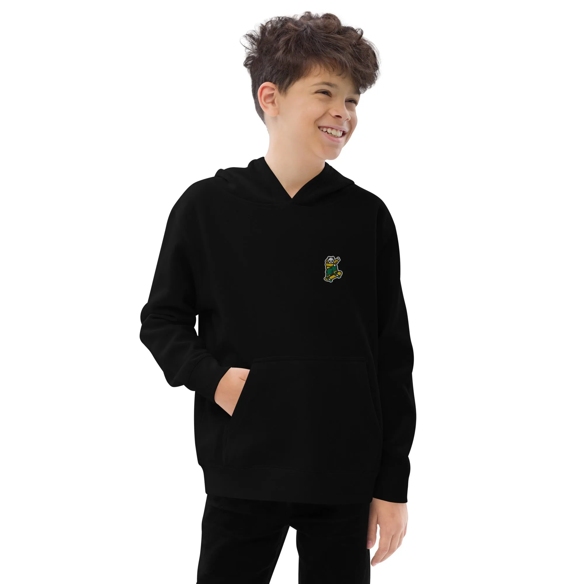 Johnny Xtreme (Skateboarding 2.0) Embroidered Children's Fleece Hoodie