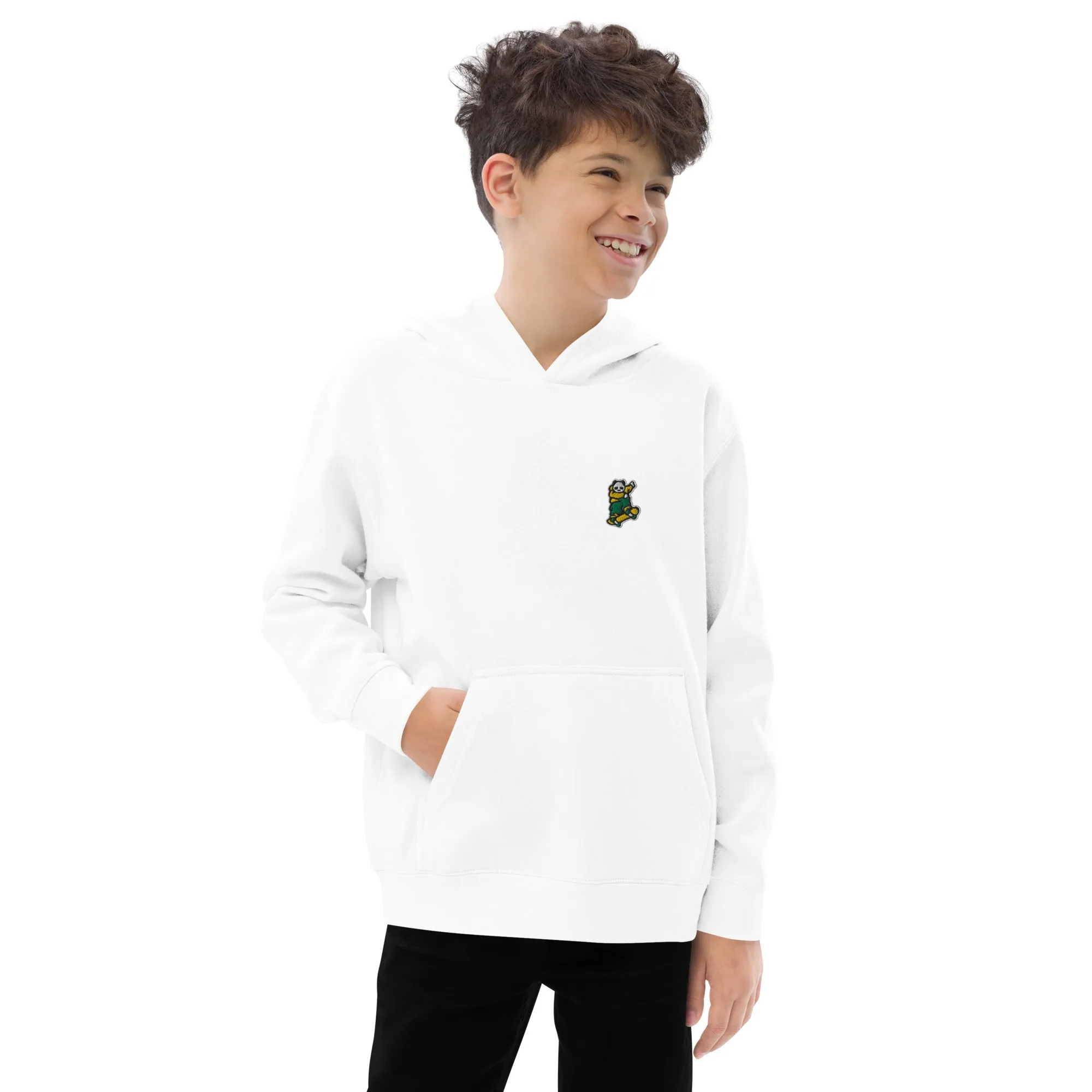 Johnny Xtreme (Skateboarding 2.0) Embroidered Children's Fleece Hoodie