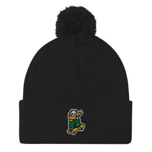 Johnny Xtreme (Skateboarding 2.0) Embroidered Pom-Pom Beanie